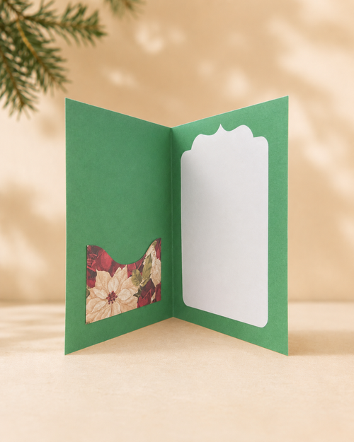 Personalized Christmas Gingerbread Man Gift Card Holder Book — Handmade Holiday Keepsake
