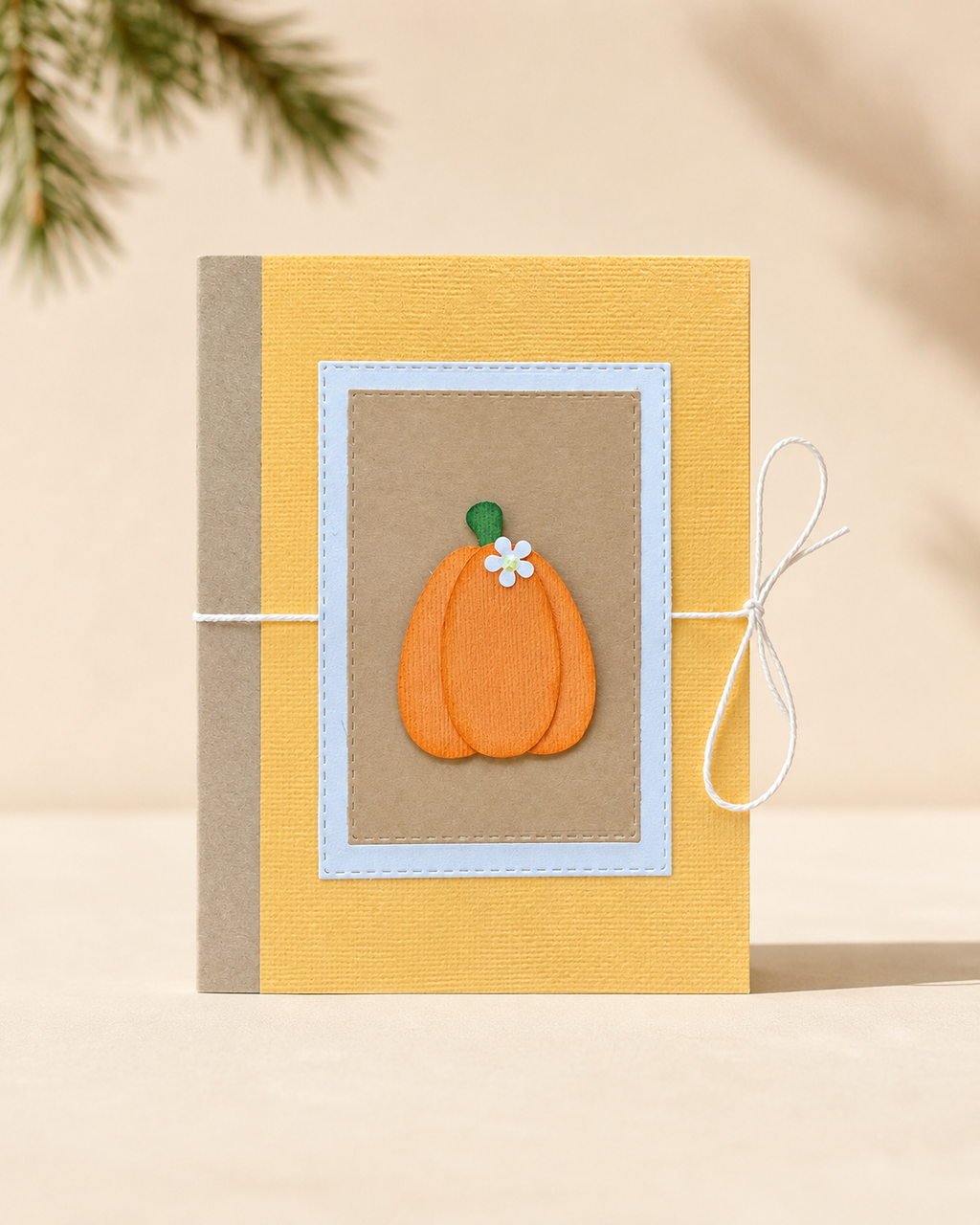 Personalized Autumn Gift Card Holder Book