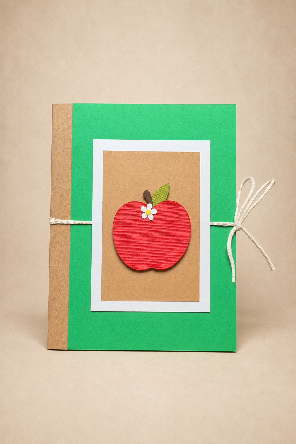 Personalized Apple Gift Card Holder Book