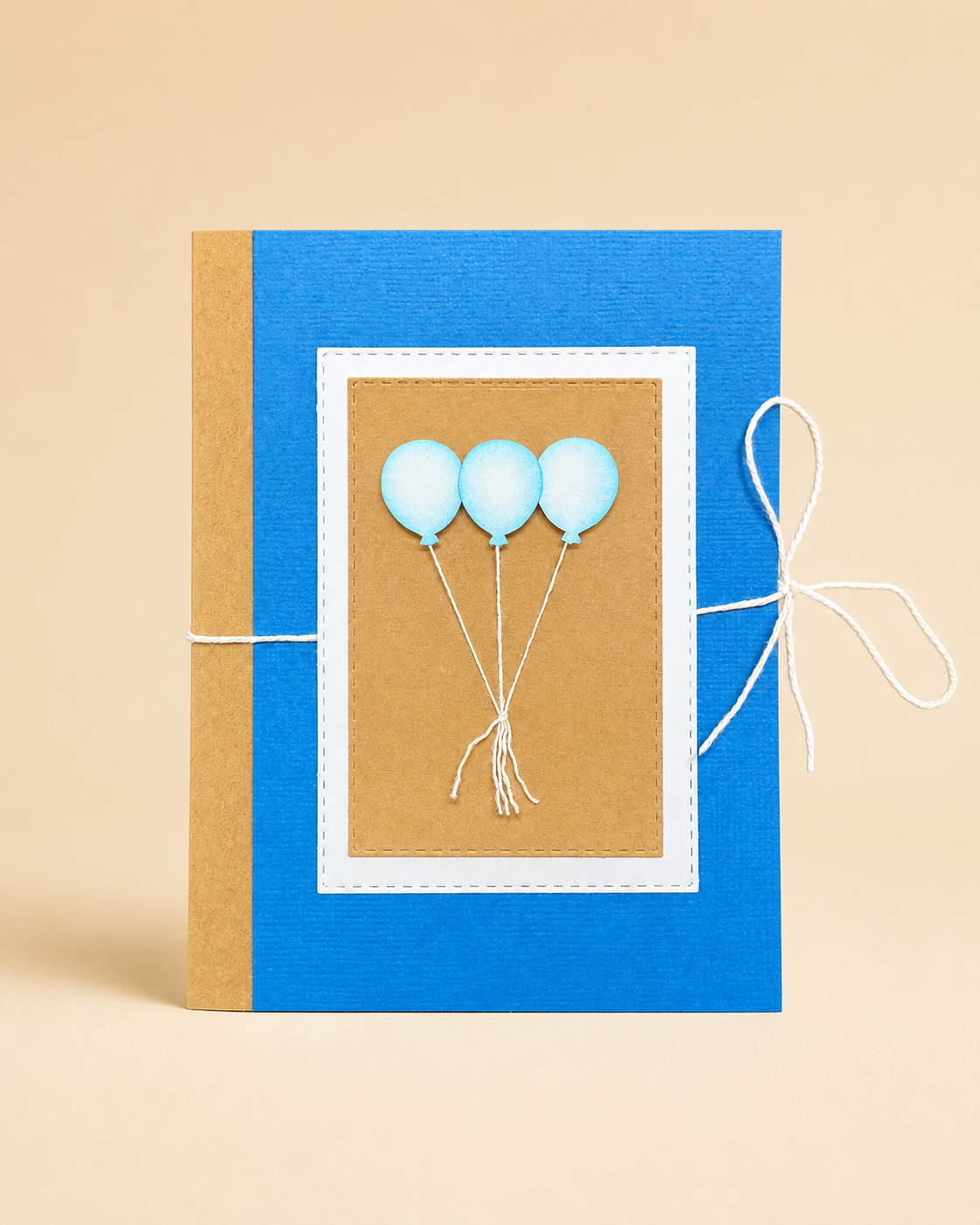Personalized Birthday Balloon Gift Card Holder Book