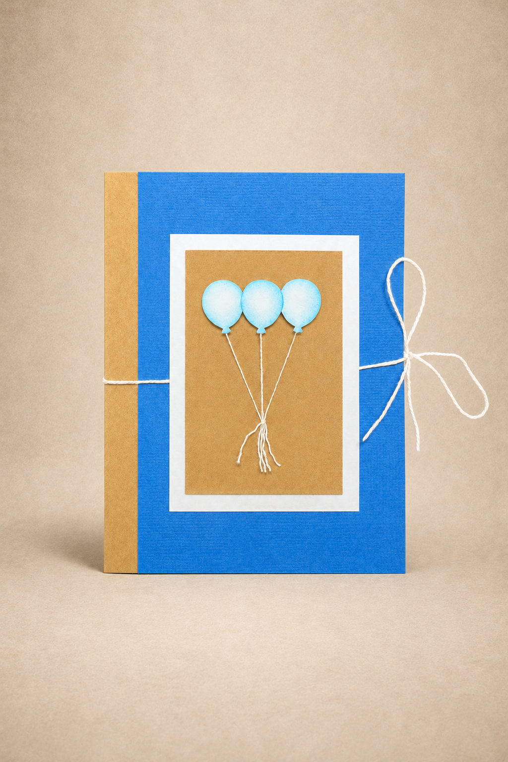 Personalized Birthday Balloon Gift Card Holder Book