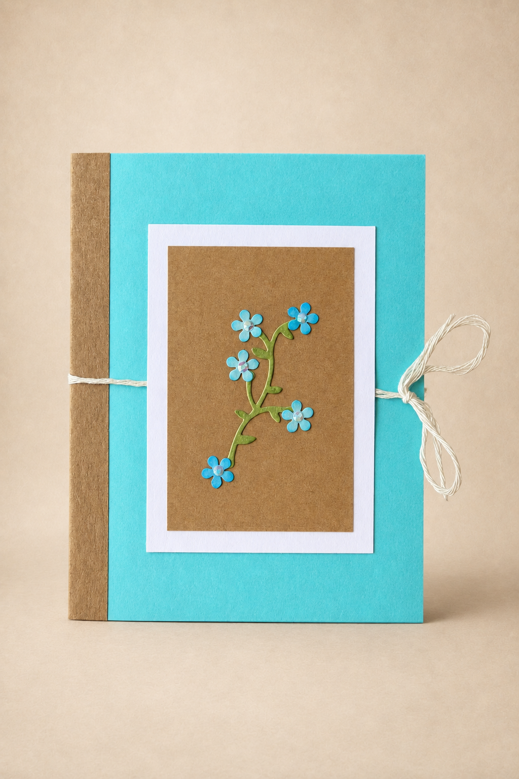 Personalized Floral Gift Card Holder Book