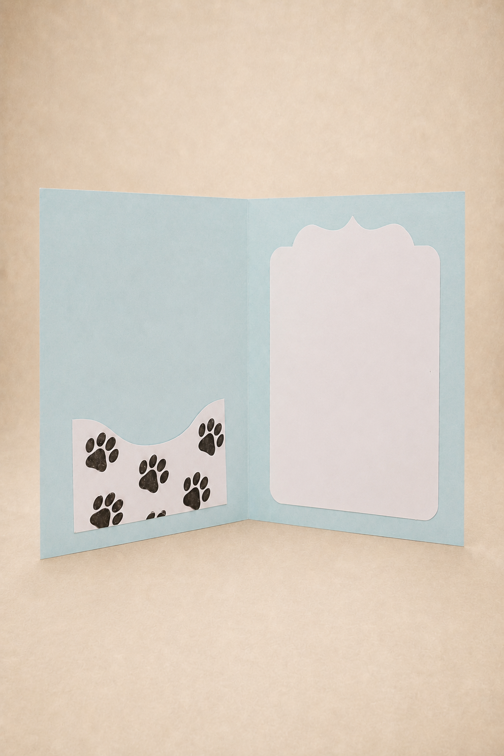 Personalized Black Cat Gift Card Holder Book