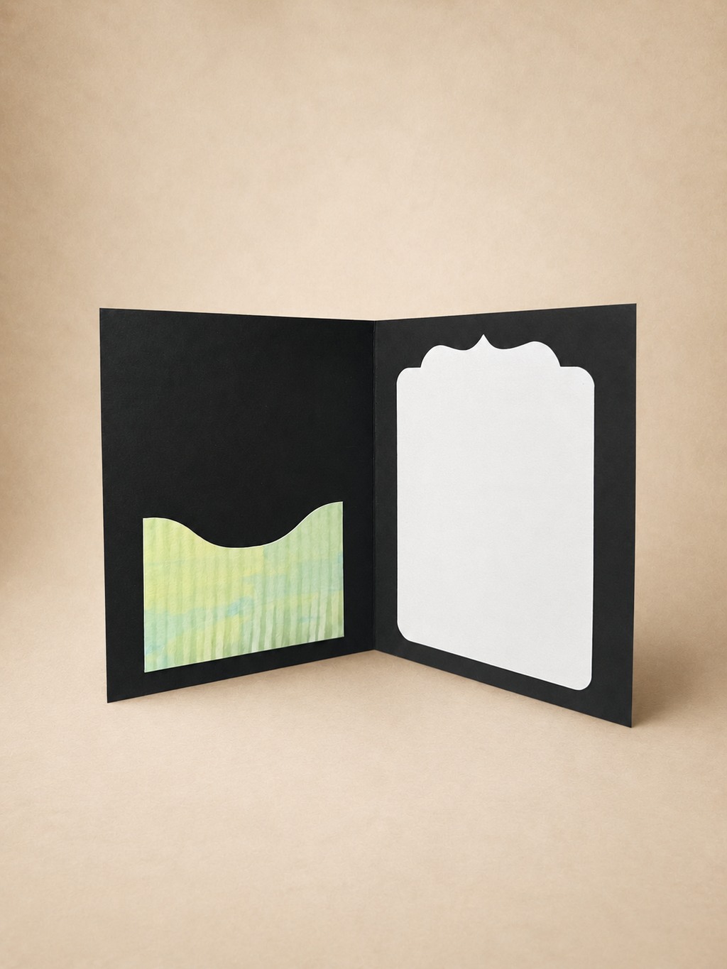 Personalized Champagne Bottle Gift Card Holder Book