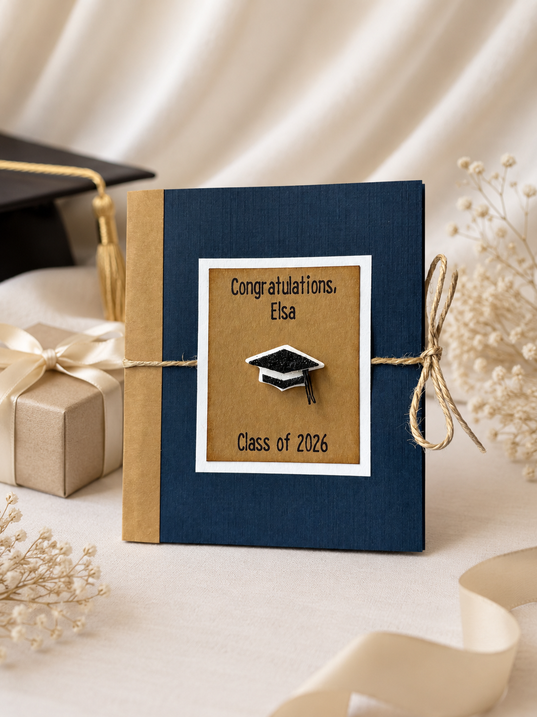 Custom Graduation Gift Card Holder Book