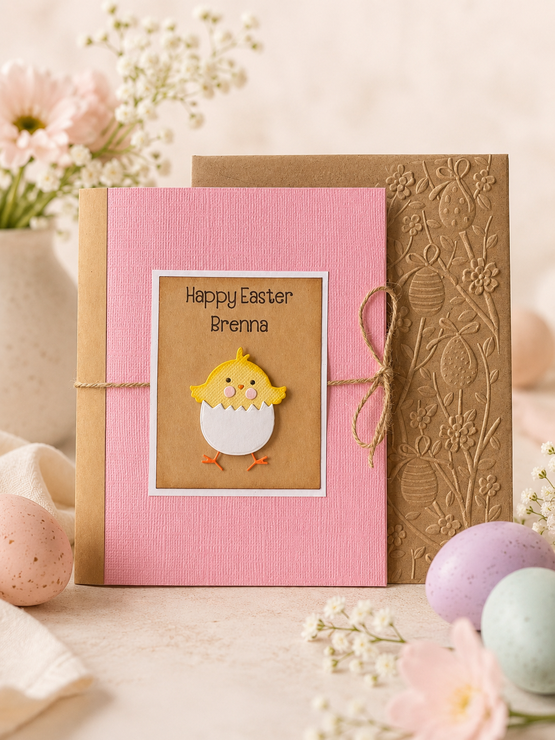 Personalized Easter Gift Card Holder Book