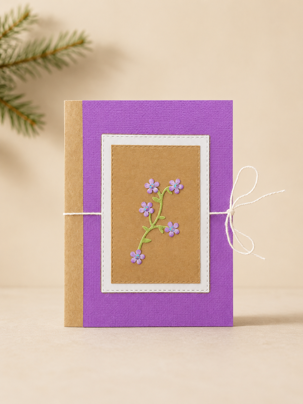 Personalized Flower Gift Card Holder Book