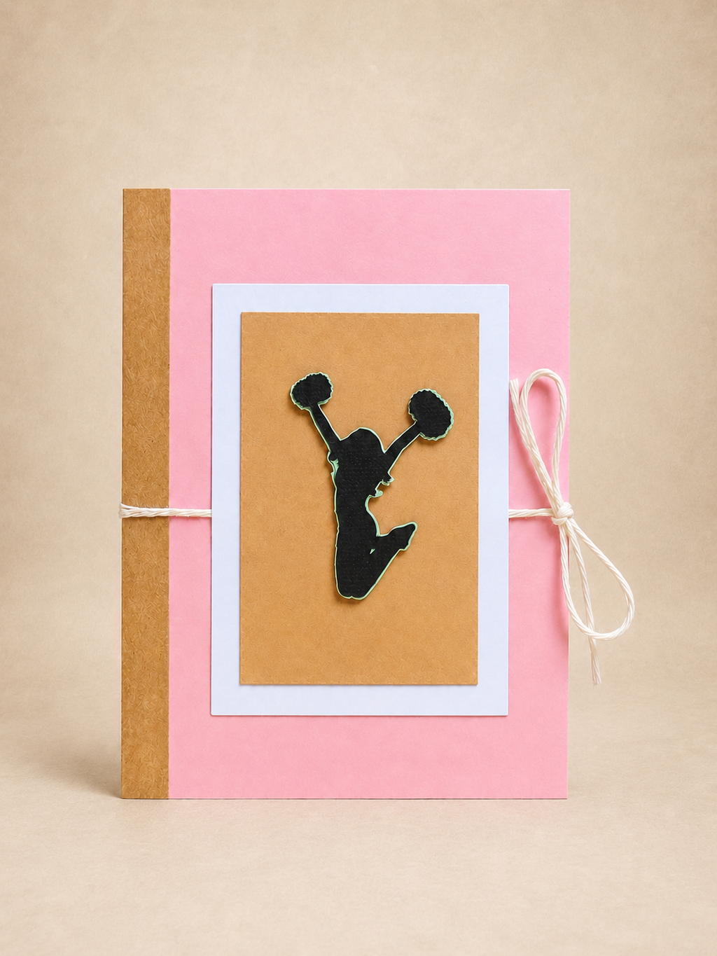 Personalized Cheerleading Gift Card Holder Book