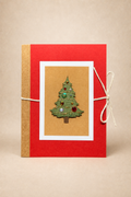 Personalized Christmas Tree Gift Card Holder Book