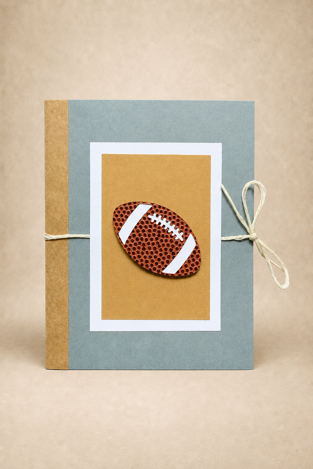 Personalized Football Gift Card Holder Book