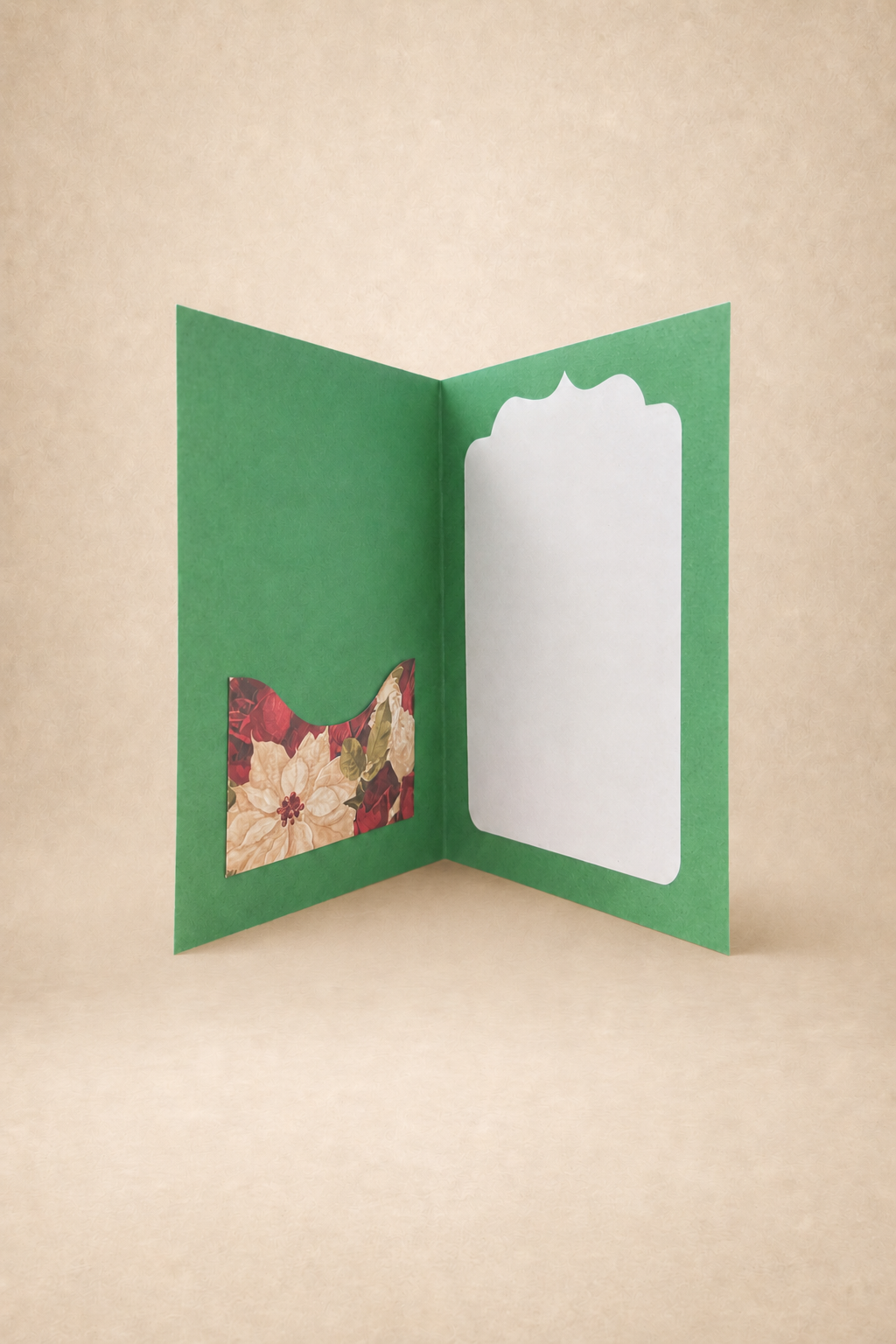 Personalized Gingerbread Christmas Gift Card Holder Book