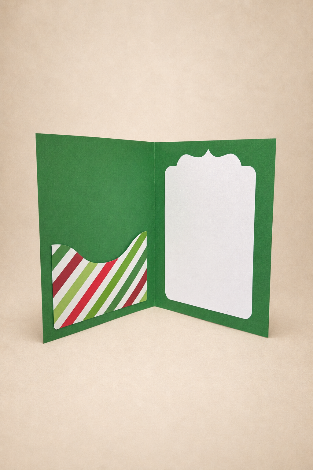 Personalized Gingerbread Man Christmas Gift Card Holder Book