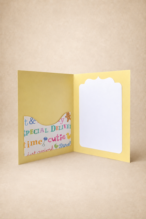 Personalized Baby Shower Gift Card Holder Book