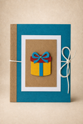 Personalized Round Birthday Present Gift Card Holder Book