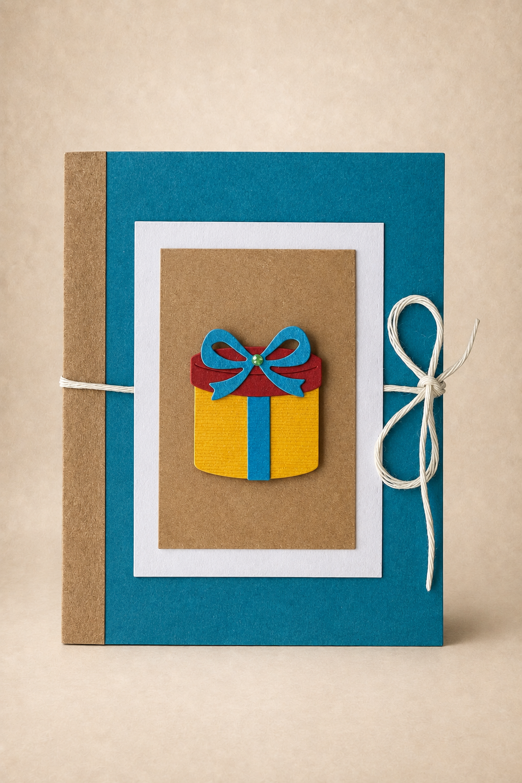 Personalized Round Birthday Present Gift Card Holder Book