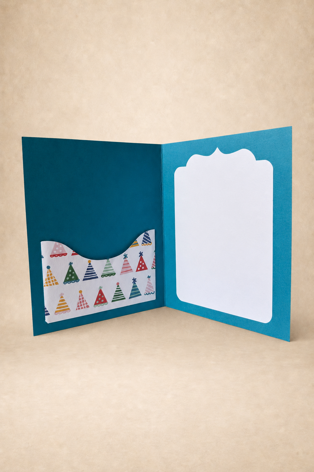 Personalized Round Birthday Present Gift Card Holder Book