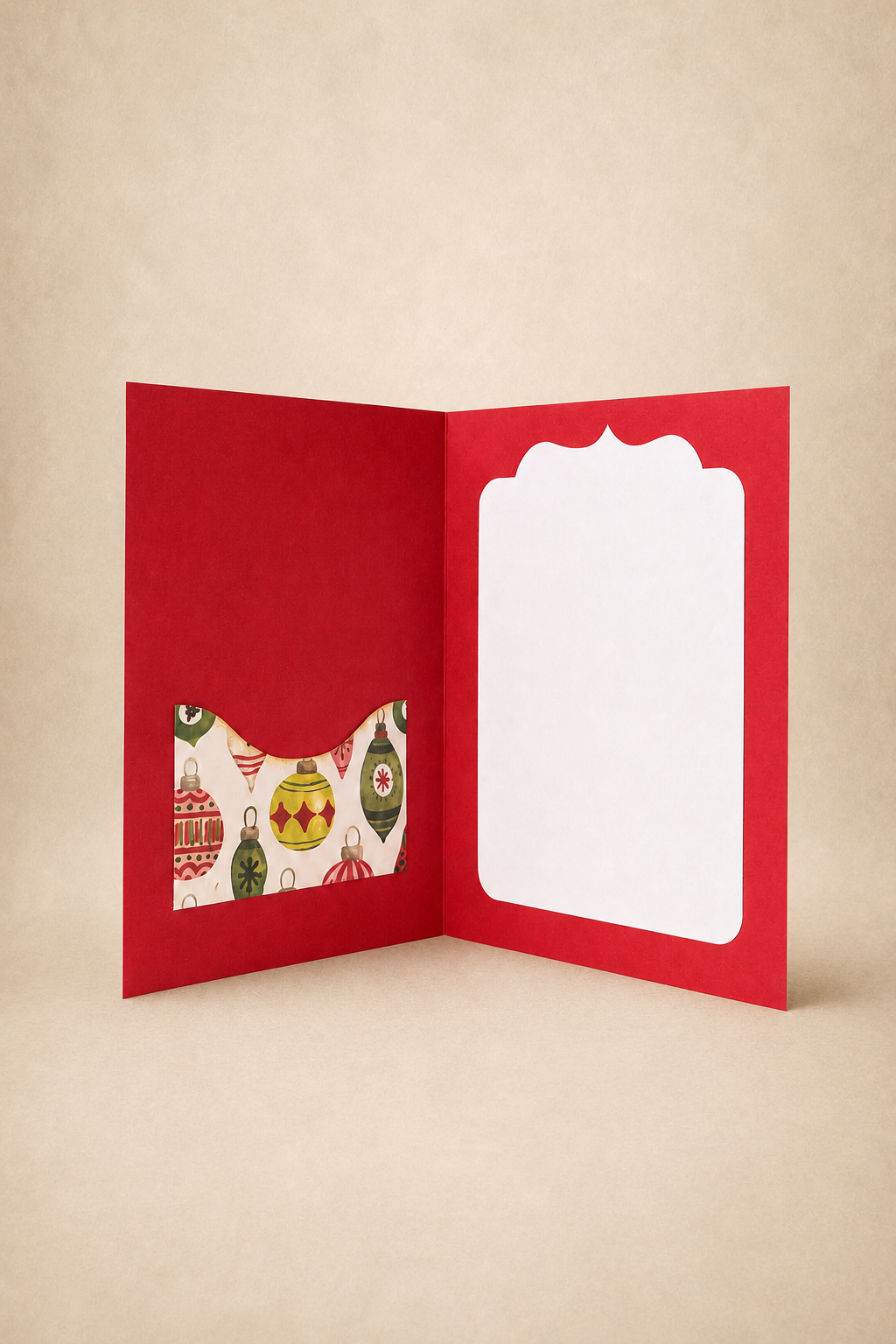 Personalized Snowman Christmas Gift Card Holder Book