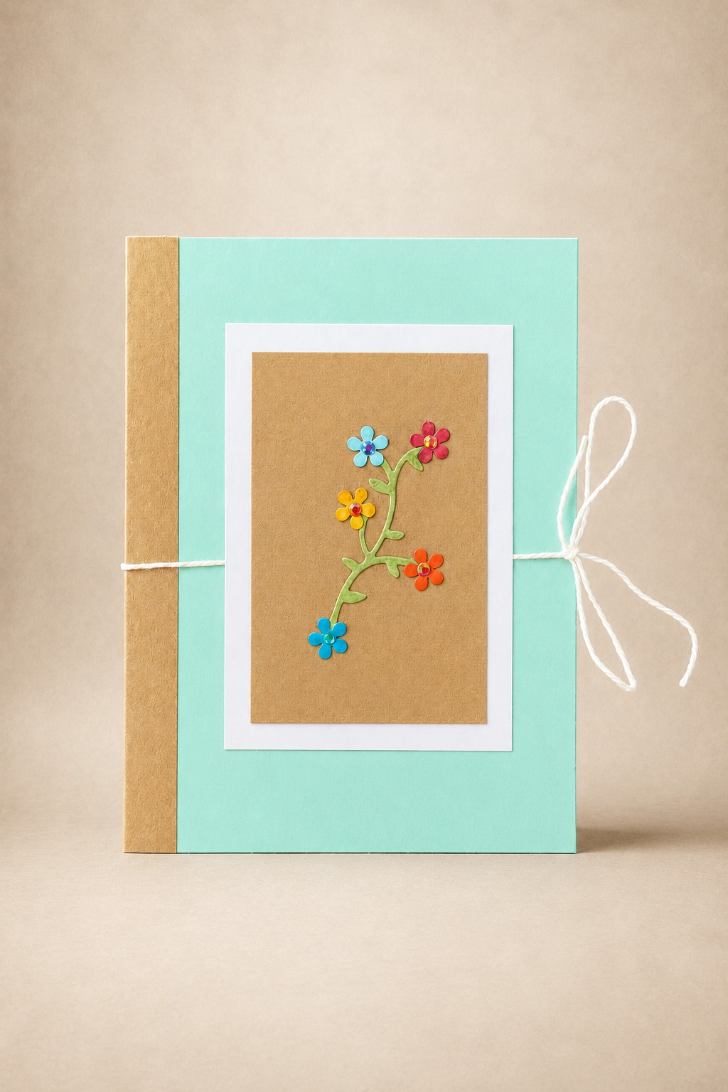 Personalized Floral Gift Card Holder Book